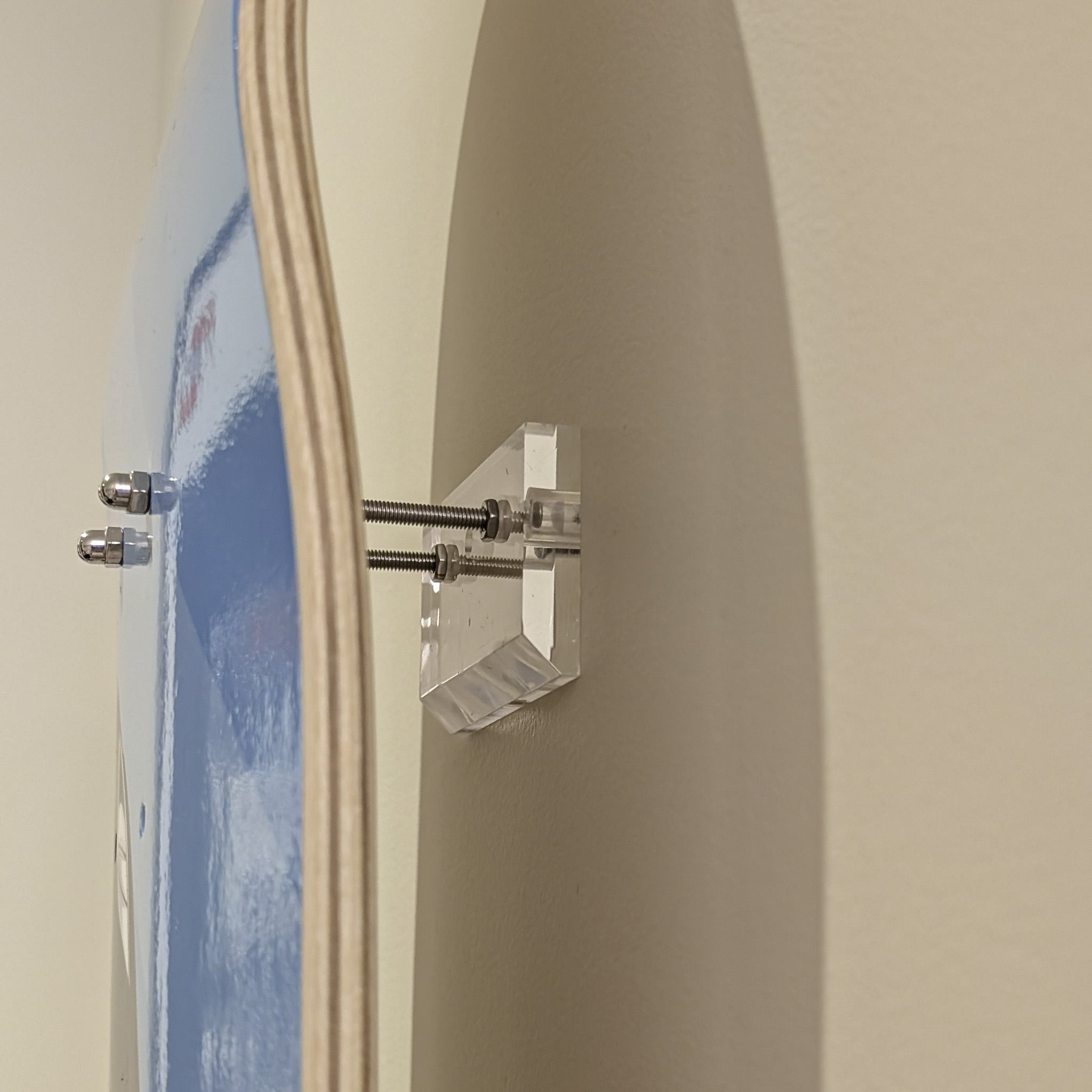 Horizontal Skateboard Wall Mount