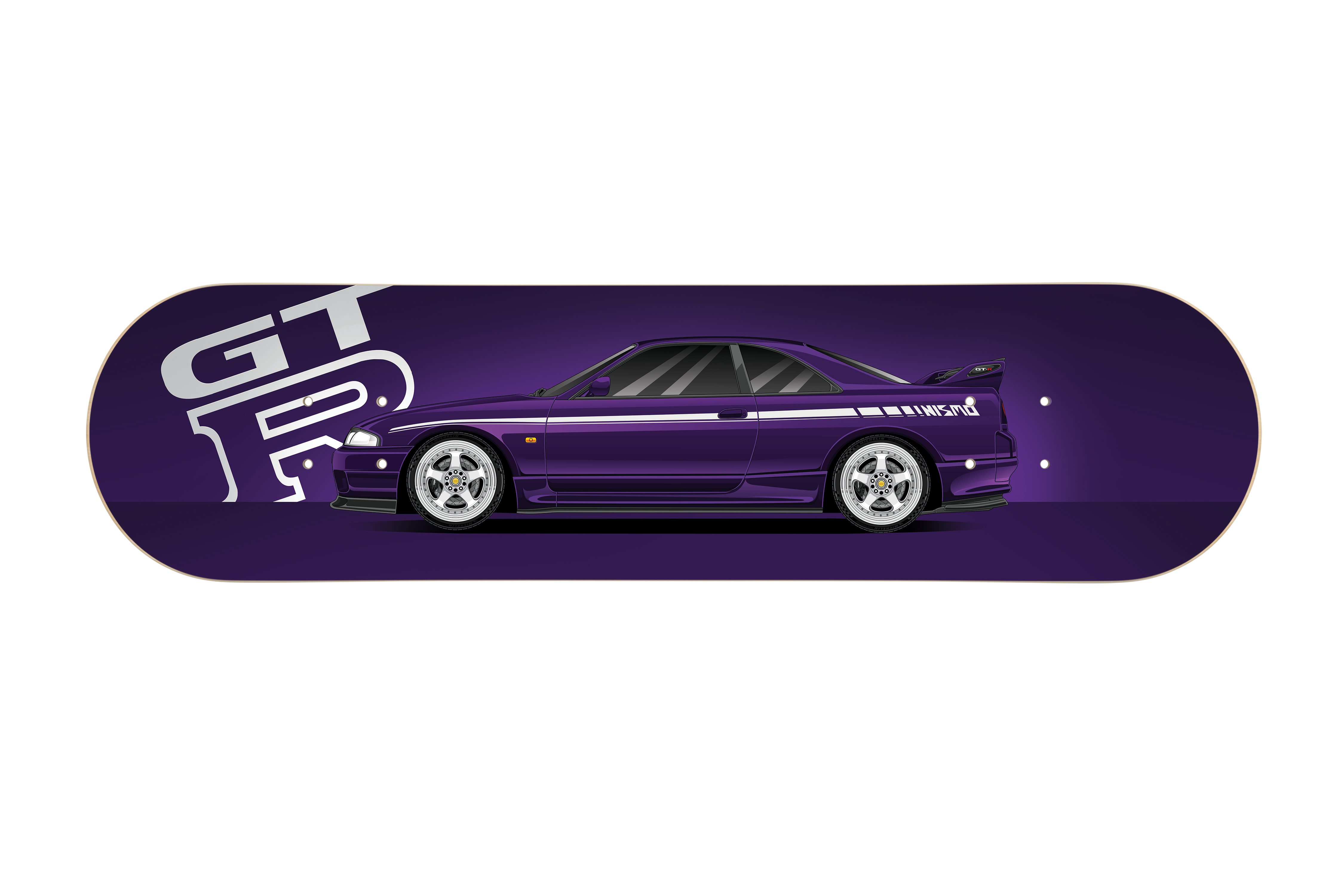 Nissan R33 GTR Nismo Purple