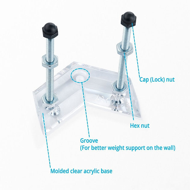 Vertical Arkorus Skateboard Wall Mount